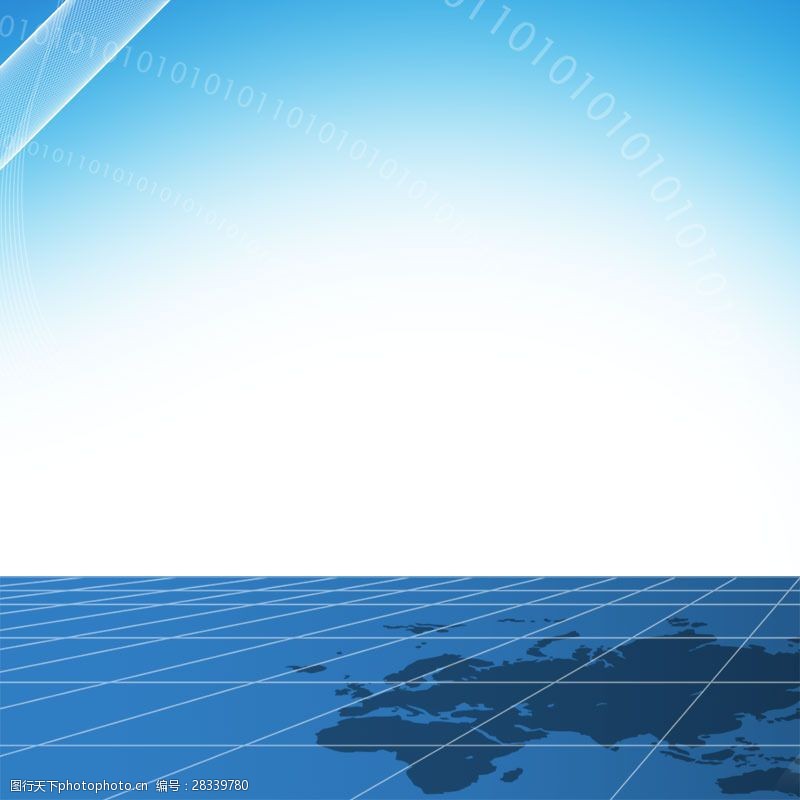 簡約藍色科技背景圖片素材 打造未來感的視覺設計